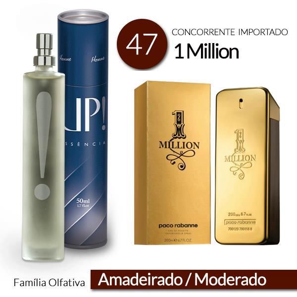 * MAIS VENDIDO-Perfume masculino 50ml - UP! 47 - One Million